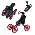 DRUIDS Foldable 4-Wheel Golf Hand Cart