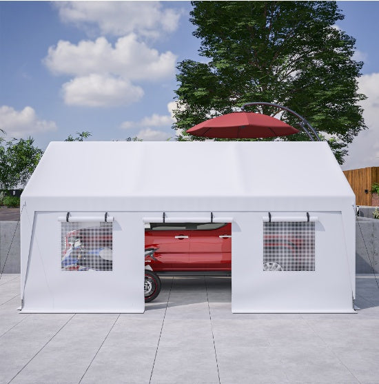 Heavy-Duty Steel Carport Canopy