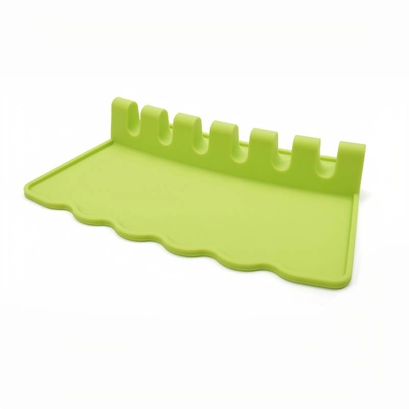 Food Grade Silicone Spoon Rest for Kitchen Utensils