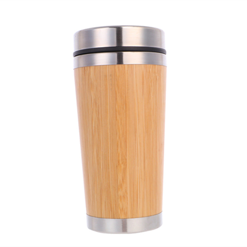 Bamboo Car Cup Coffee Mug Tea Cup