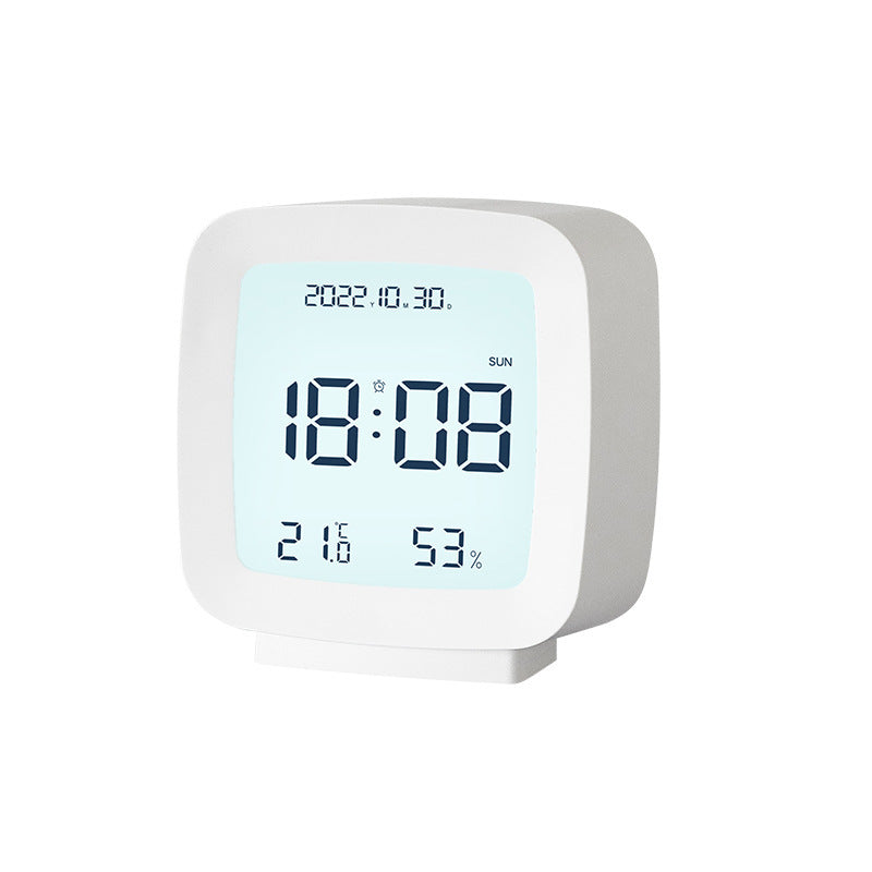 Compact Alarm Clock for Kids with Temperature and Humidity