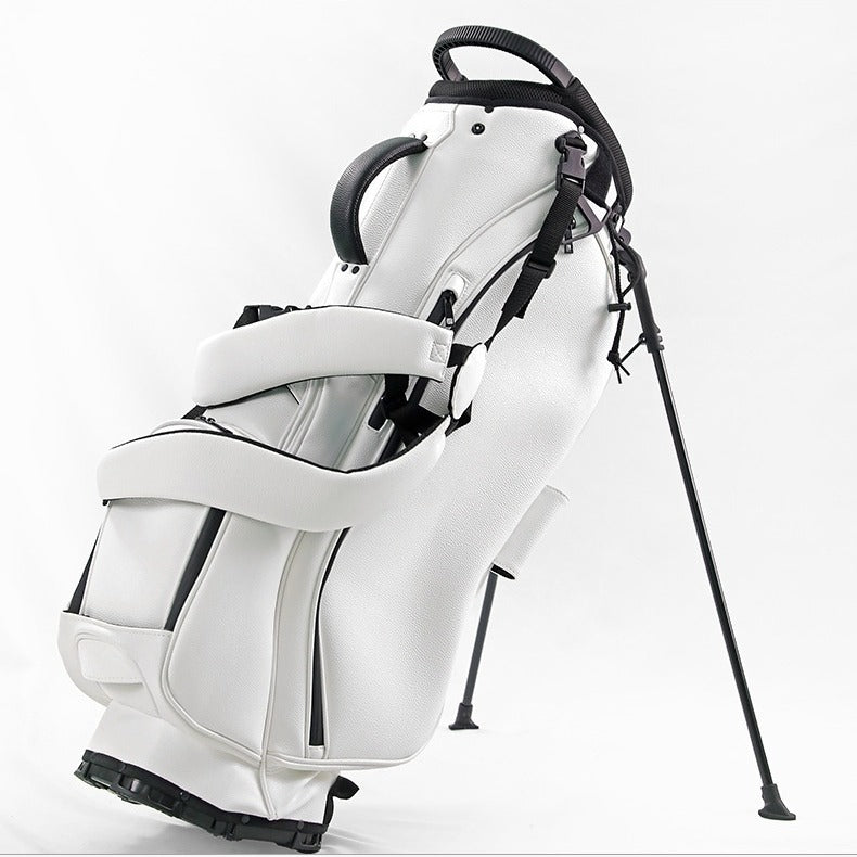 PU Leather Waterproof Golf Bag with Stand