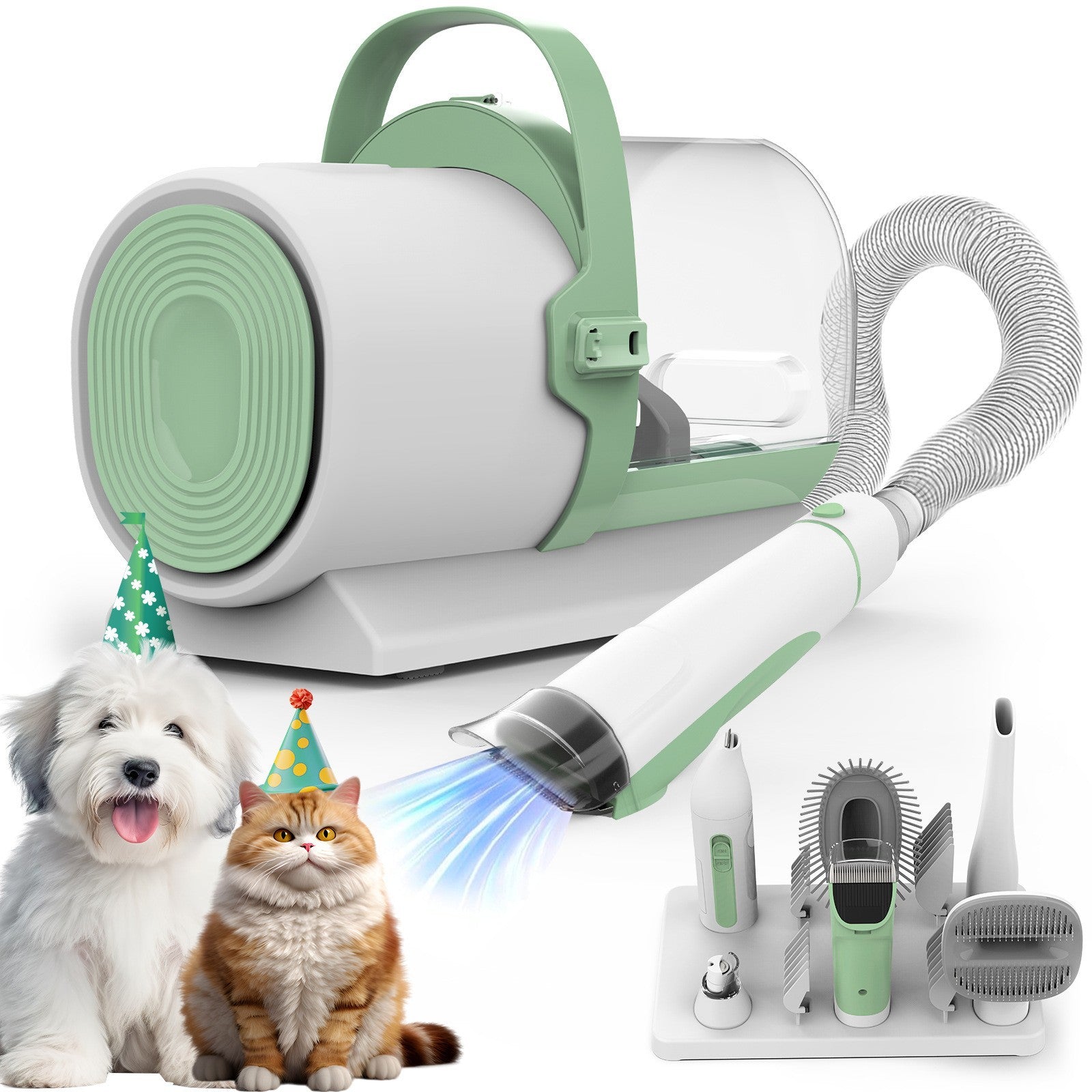 Pet Hair Remover Vacuum & Trimmer
