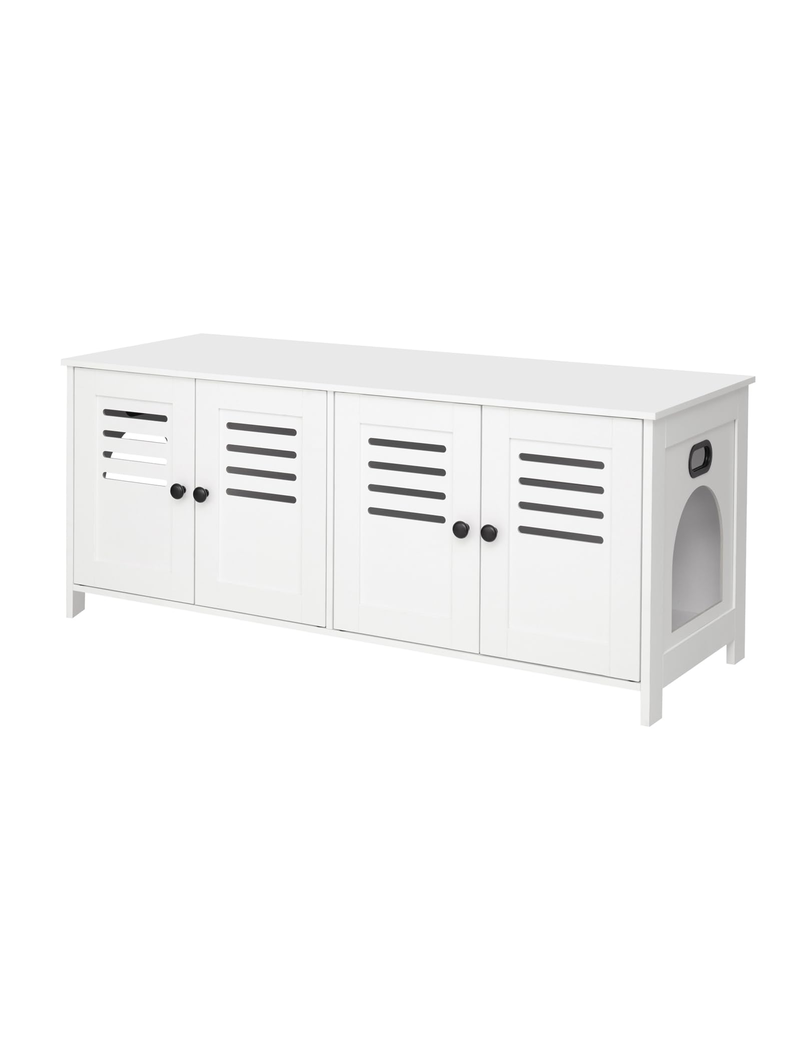 DINZI Litter Box Enclosure for 2 Cats