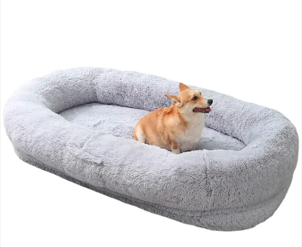 Human-Size Washable Dog Bed