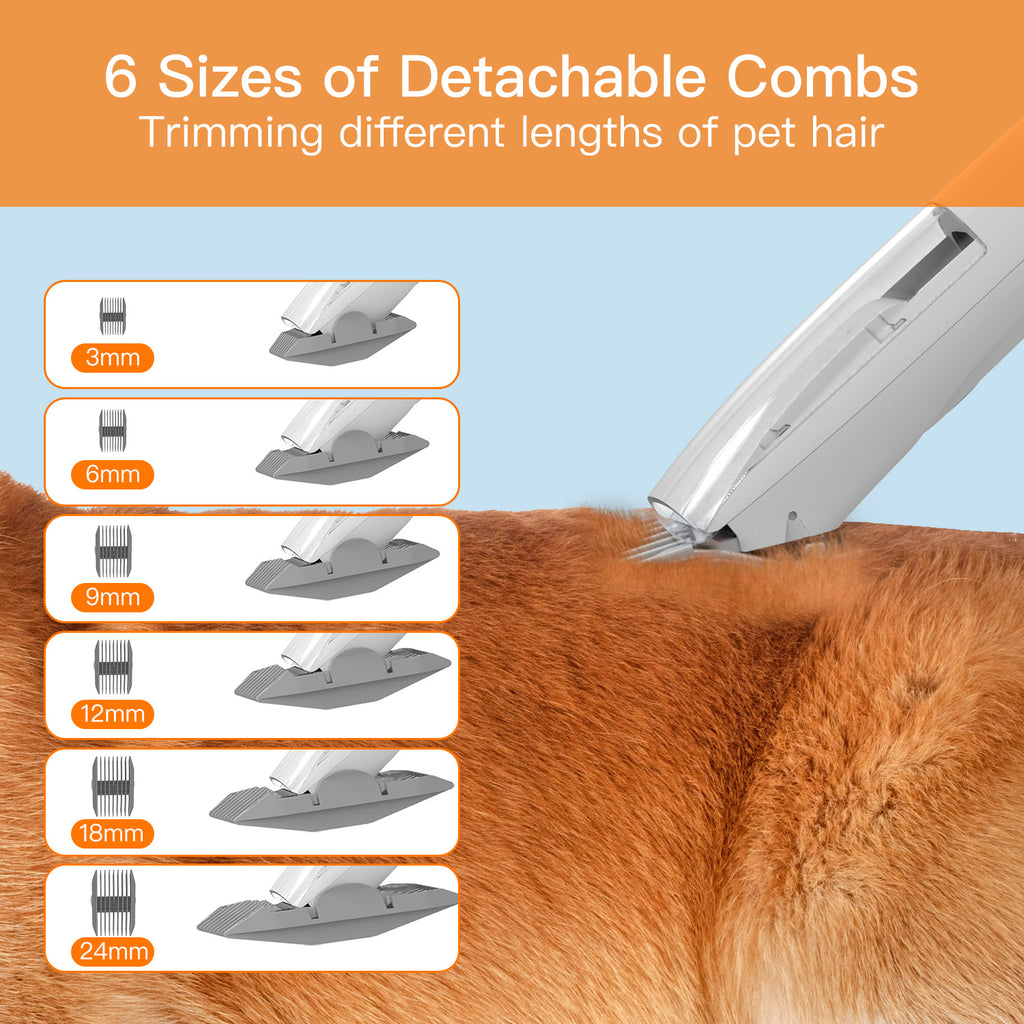 Electric Pet Grooming Vacuum Clipper