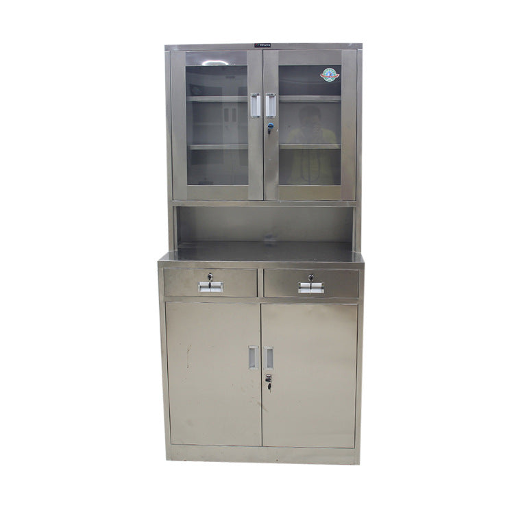 304 Stainless Steel Pharmacy Cabinet with Dispensing Area