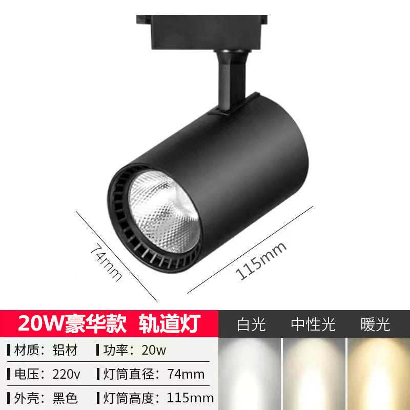 LED Track Light COB Spotlight for Retail and Home Use