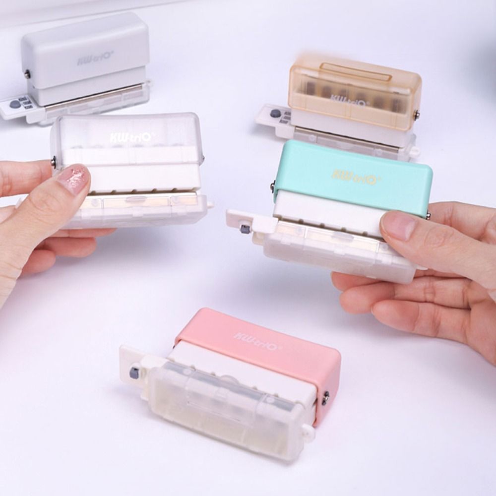 6-Hole Portable A4 A5 Round Hole Punch Tool for Binding