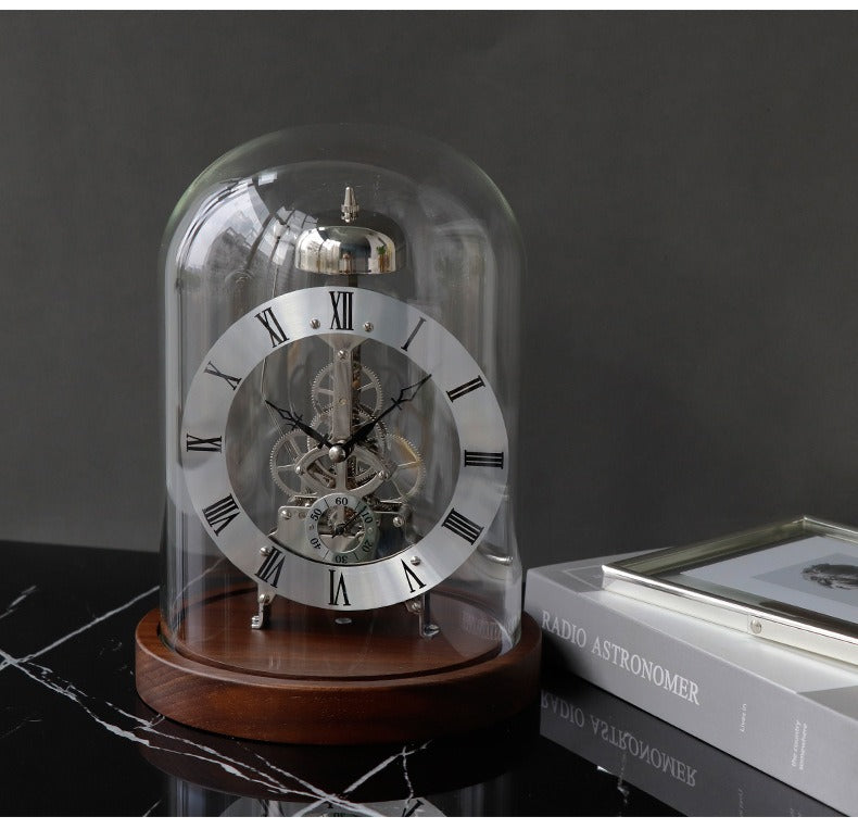 See-Through Mechanical Desk Clock