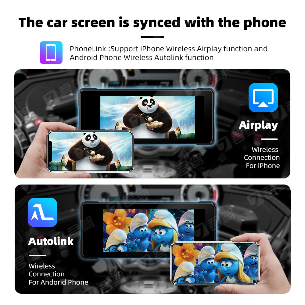 Motorcycle Wireless CarPlay & Camera System