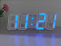 3D LED Digital Wall Clock with Temperature Display