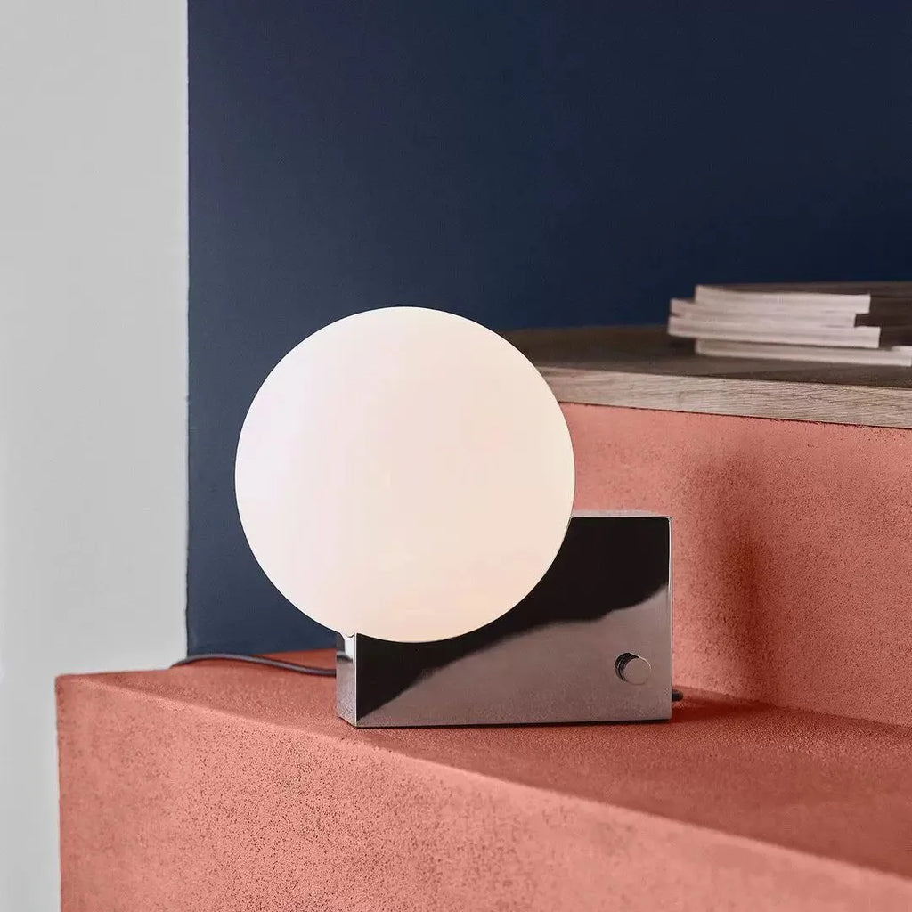 Nordic Milky White Moon Table Lamp