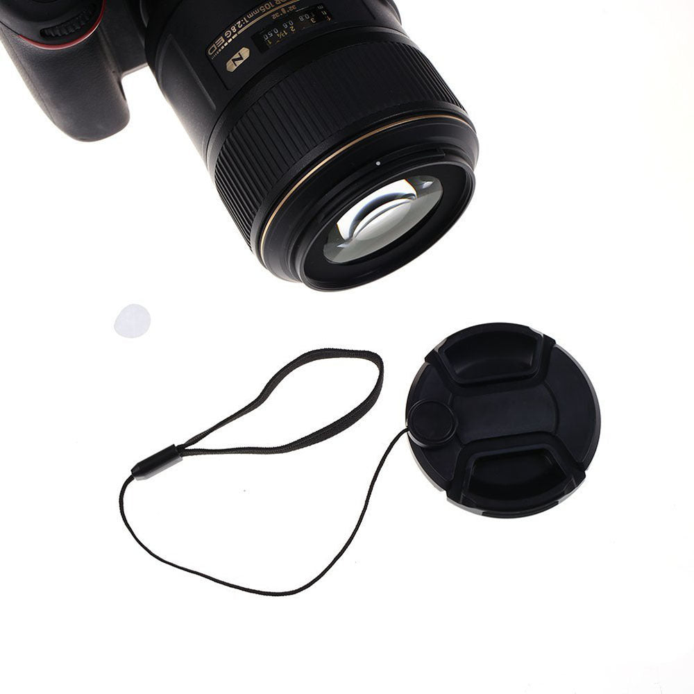 Safety Camera Lens Strap with Cap Protection Rope
