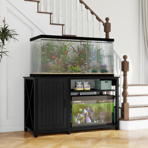 Heavy-Duty Aquarium Stand with Power Outlet