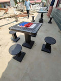 Outdoor Chess & Go Table