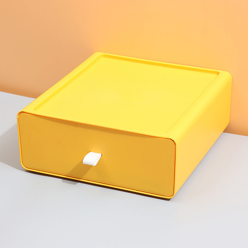 Desktop Drawer Organizer - Stackable Plastic Storage Box