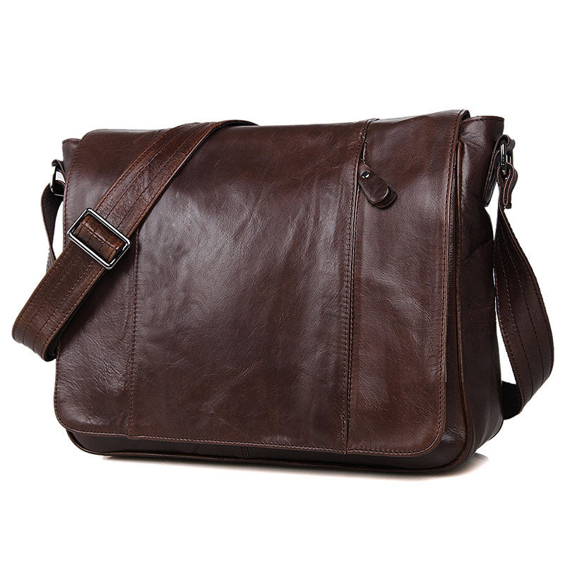 Genuine Leather Men's Crossbody Bag