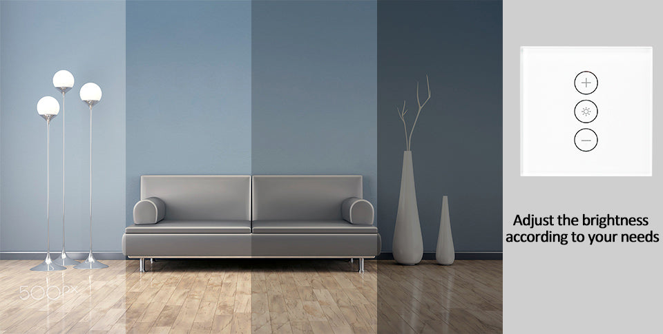 86 Type Smart WiFi Touch Wall Switch with Voice Control