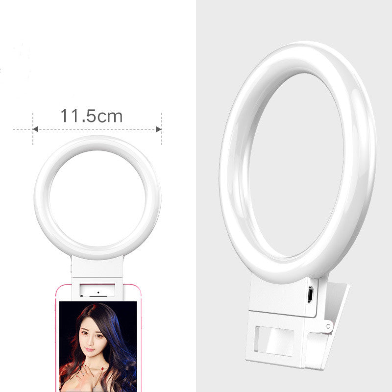 Mini HD Selfie Ring Light for Live Streaming and Photography