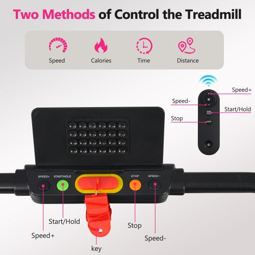 Folding Walking Pad Under-Desk Treadmill with Incline