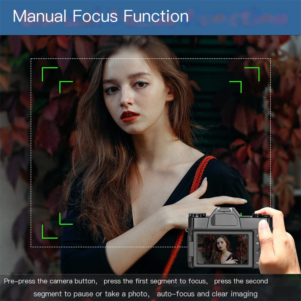 Digital Vlogging Camera with 16x Zoom
