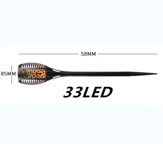 Solar Flame Flickering Garden Led Light Ip65