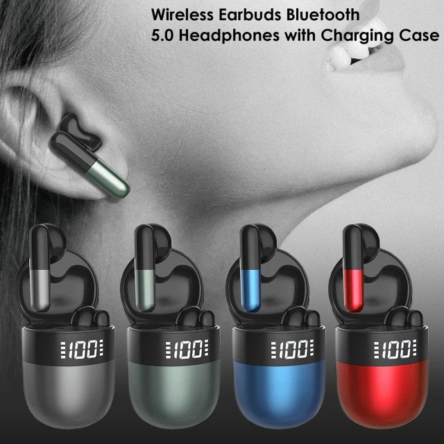 Bluetooth Ear Pods with Touch Control and HD Voice