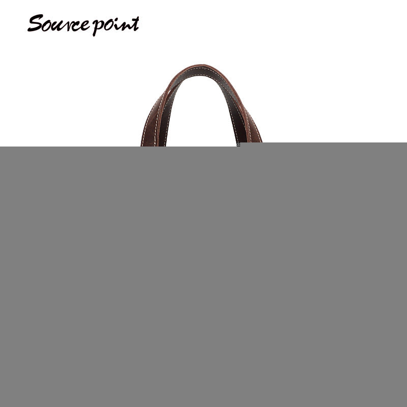 Vintage Leather Messenger Bag