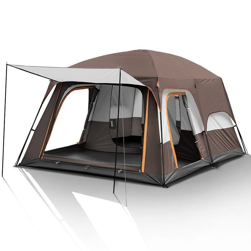 Outdoor Camping Pavilion Tent with 2 Bedrooms