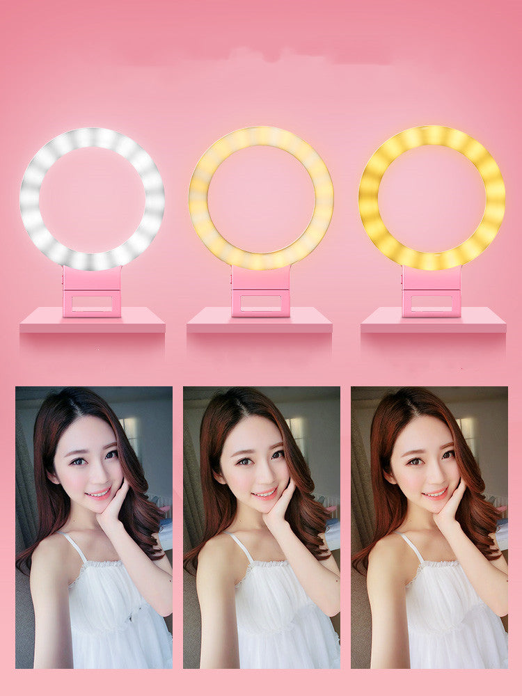 Mini HD Selfie Ring Light for Live Streaming and Photography