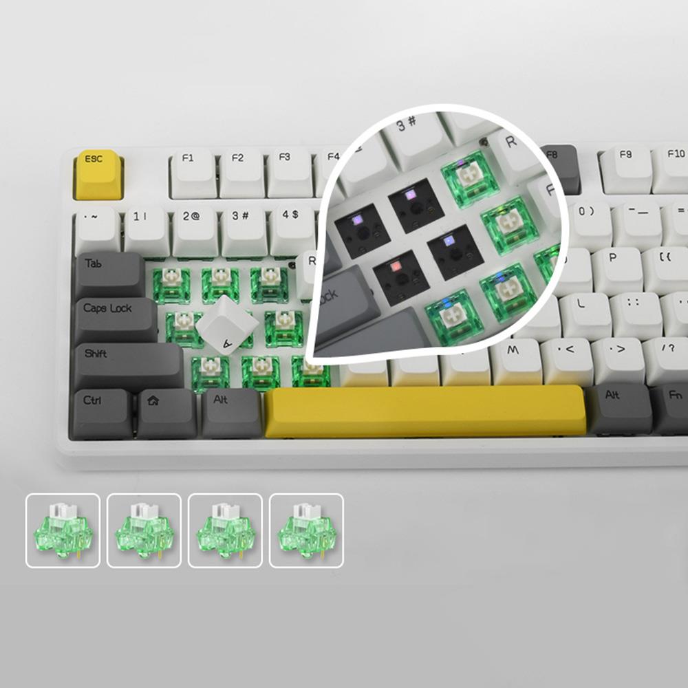 Three-Mode Hot-Swappable Mechanical Keyboard