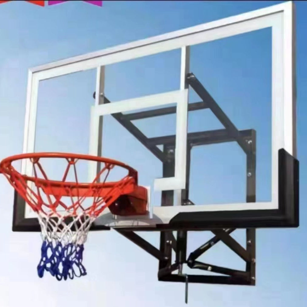 Adjustable Wall-Mounted Basketball Hoop