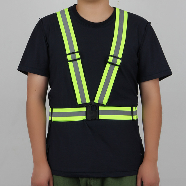 High Visibility Reflective Safety Vest for Night Cycling