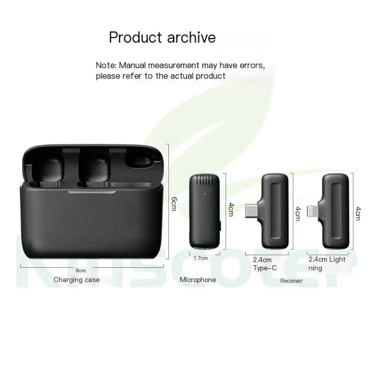 Wireless Lavalier Microphone J11 J13 with Charging Case