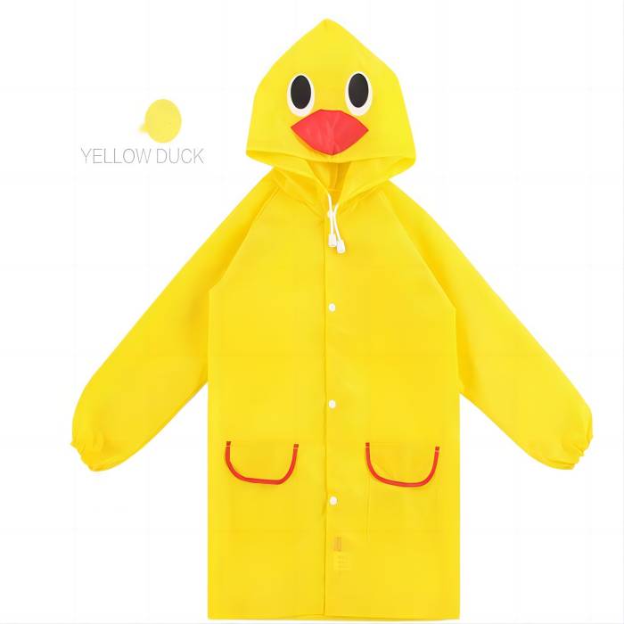 Animal Print Children's Rain Poncho for Kids