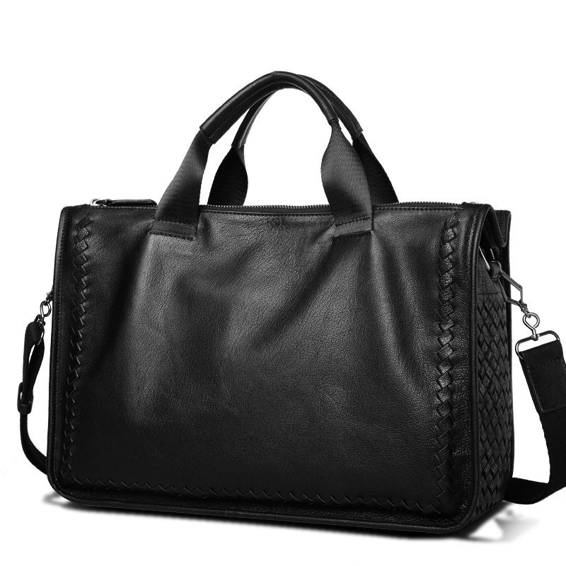 Genuine Leather Business Shoulder Bag