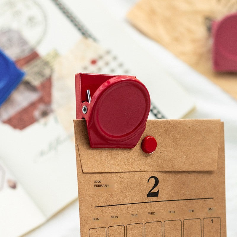Candy Color Magnetic Memo Clips for Creative Storage