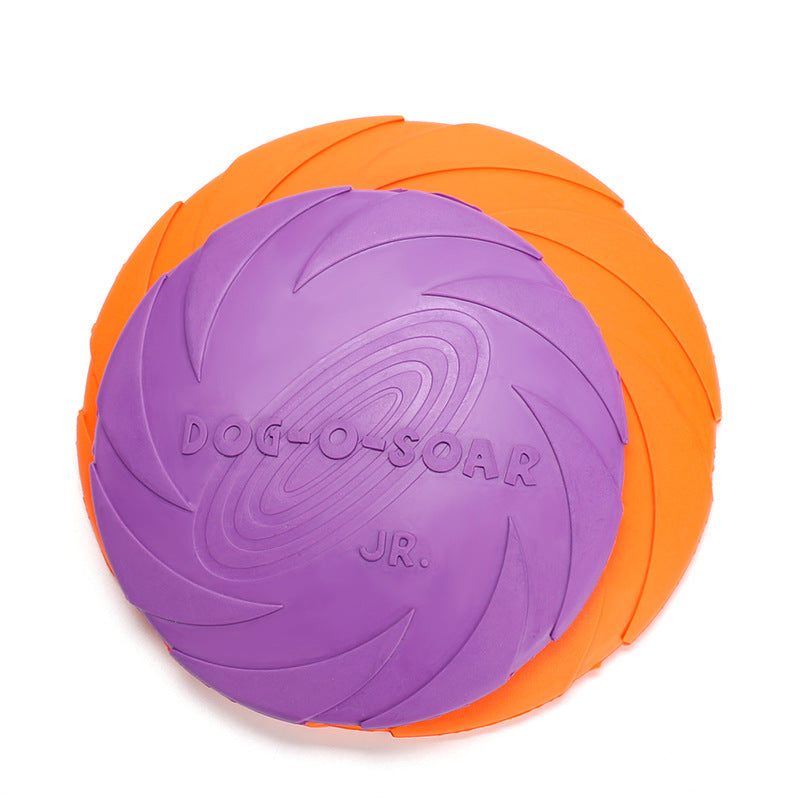 Safe Non-Toxic Rubber Dog Frisbee for Training