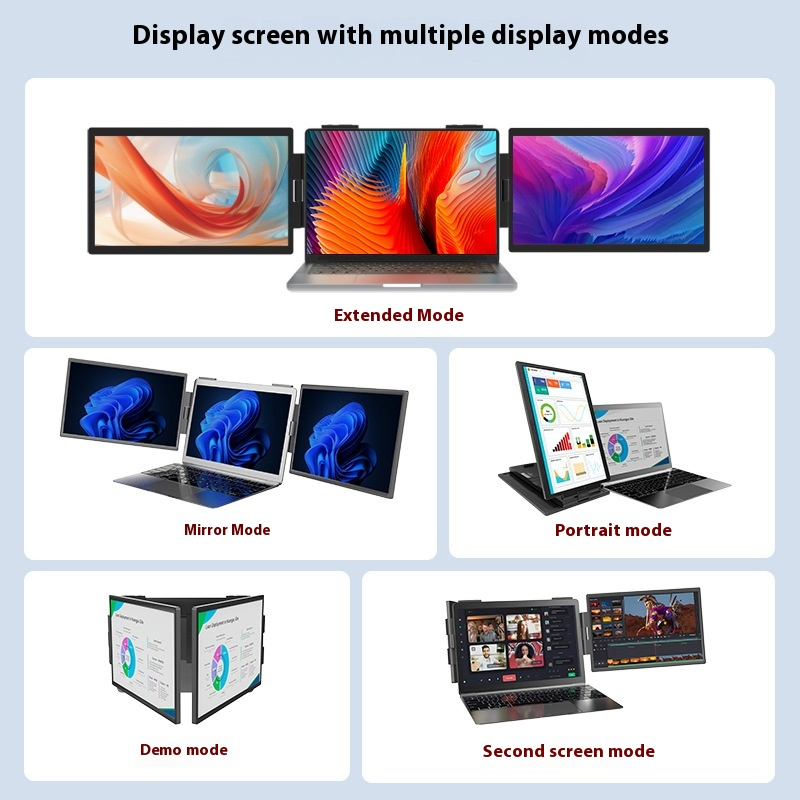 14-Inch Dual-Screen Portable Monitor