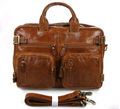 Men's Leather Business Tote Bag