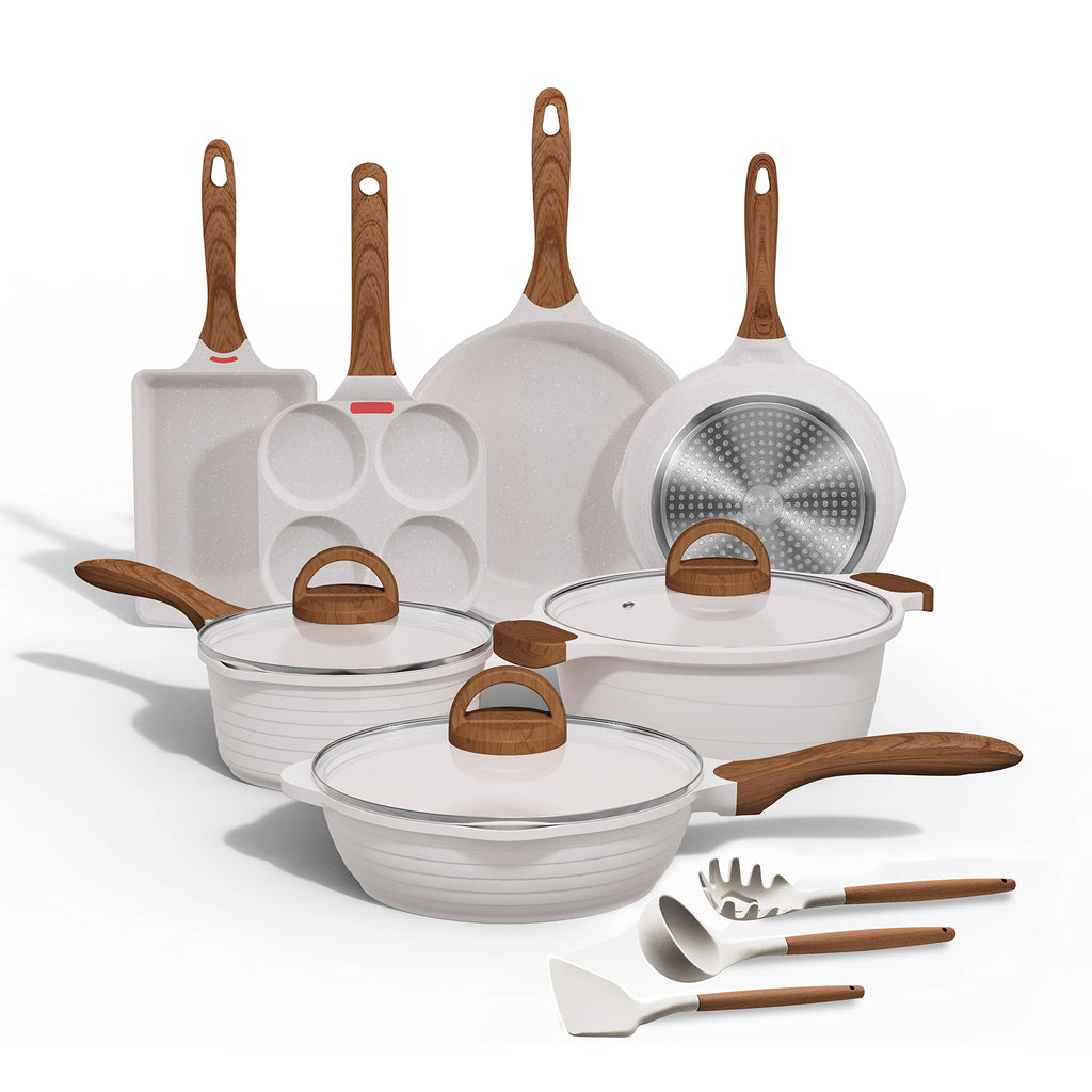 13-Piece Granite Nonstick Cookware Set