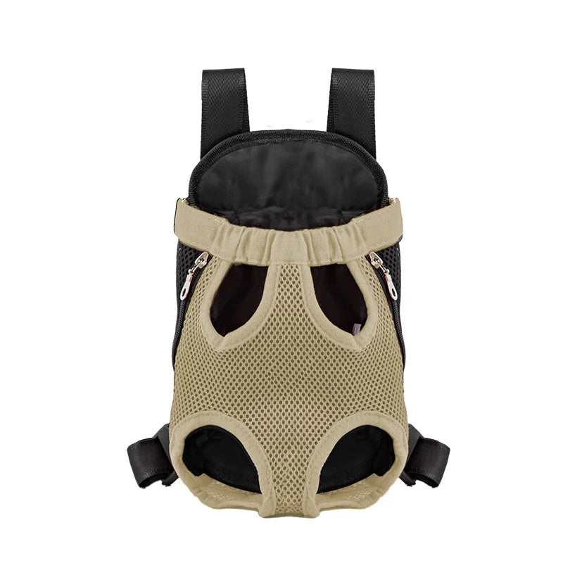 Adjustable Cat Carrier Bag Pet Double Shoulder Backpack