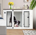 Furniture-Style Wooden Dog Crate, Double Door
