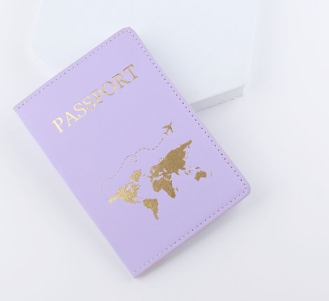 Leather Passport Holder Travel Document Case Protector