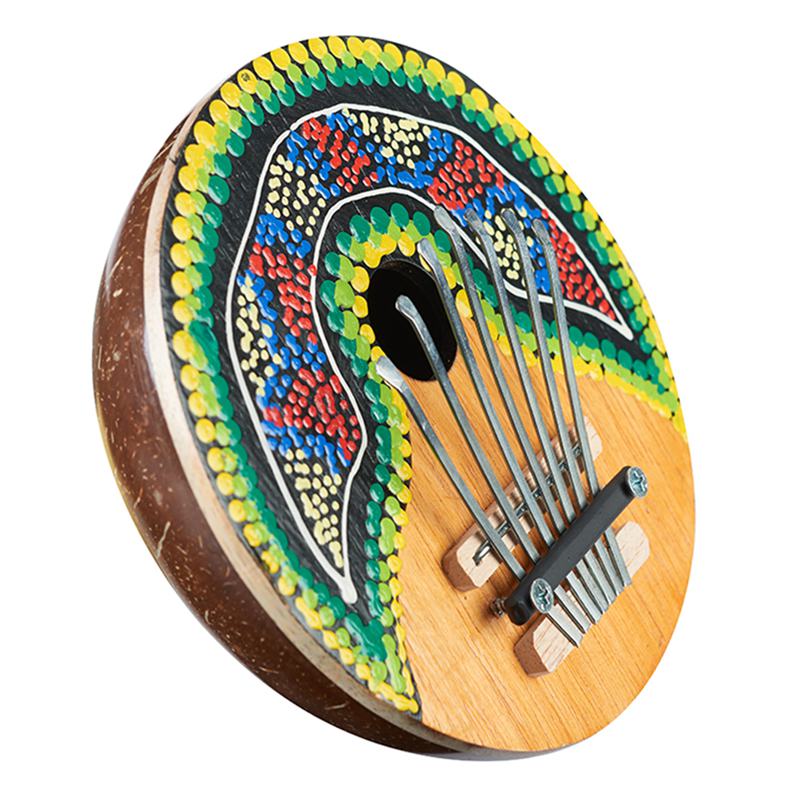 Adjustable 7-Key Kalimba Thumb Piano with Design