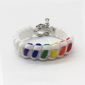 New Seven Core Paracord Survival Bracelet with Alloy Clasp