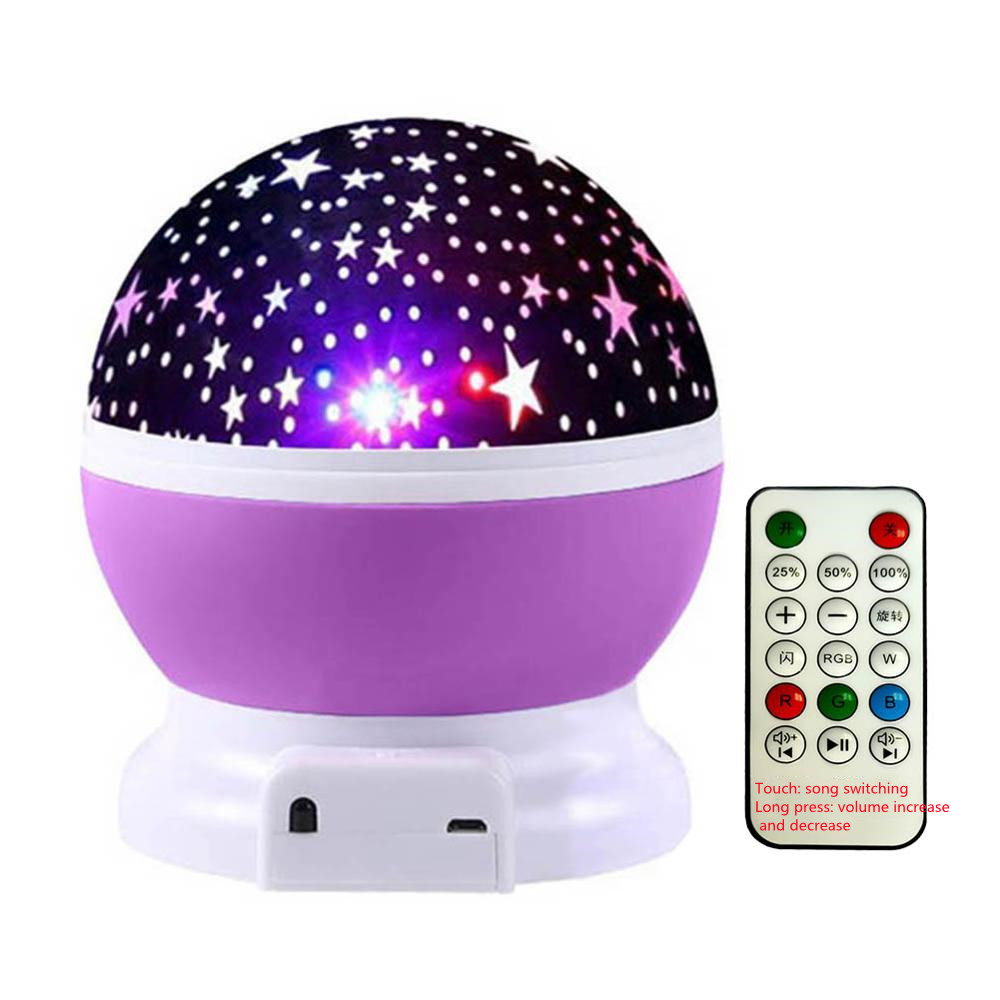 Starry Sky LED Music Projector Light