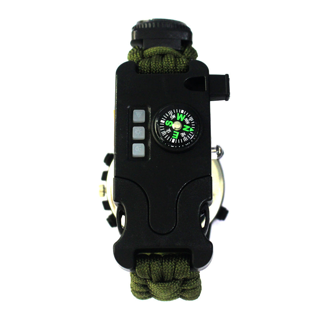 AK17 Outdoor Survival Paracord Watch with Compass