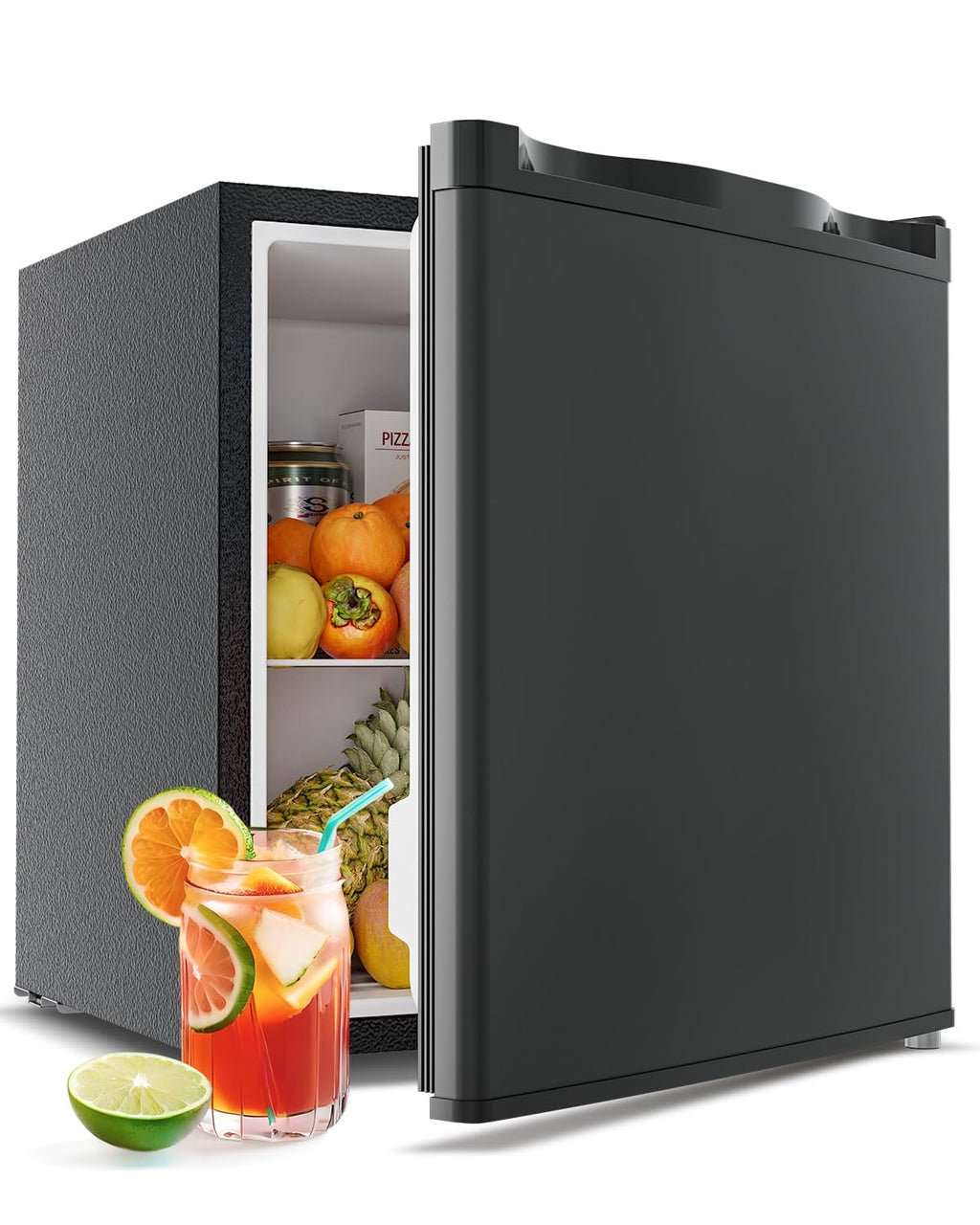 1.7 Cu Ft Compact Mini Fridge with Freezer